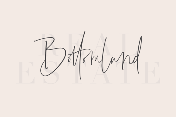 Bottomland Font - Preview 1