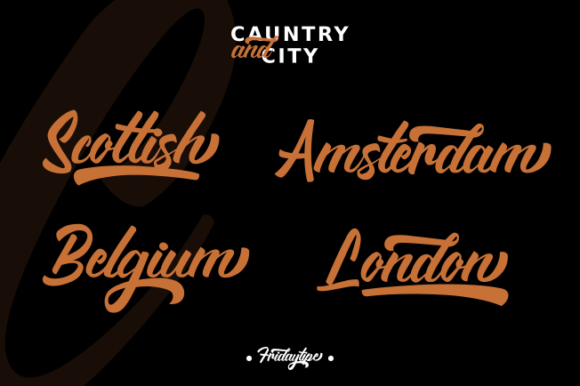 Brady Font - Preview 1