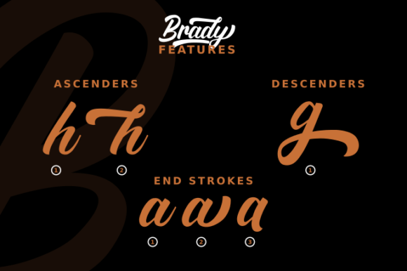 Brady Font - Preview 3