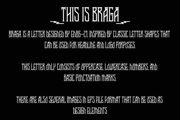 Braga Font - Preview 1