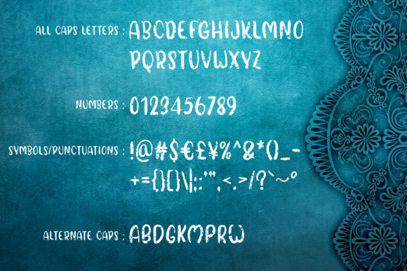 Broken Space Font PNG with transparent background - Preview 3