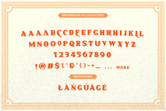 Brotherland Font - Preview 2