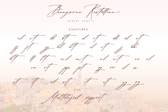 Buongiorno Rastellino Font - Preview 1