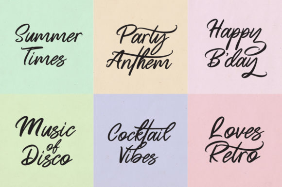 Butter Swany Font - Preview 1