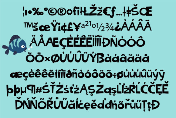 Captain Calvin Font PNG with transparent background - Preview 2