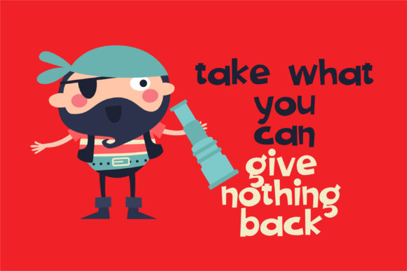 Captain Calvin Font PNG with transparent background - Preview 3