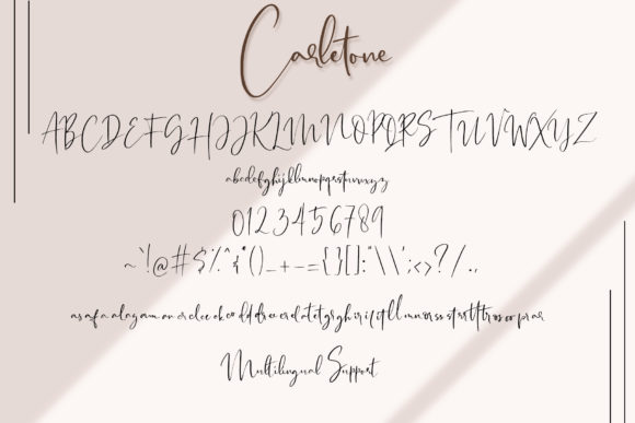 Carletone Font - Preview 6
