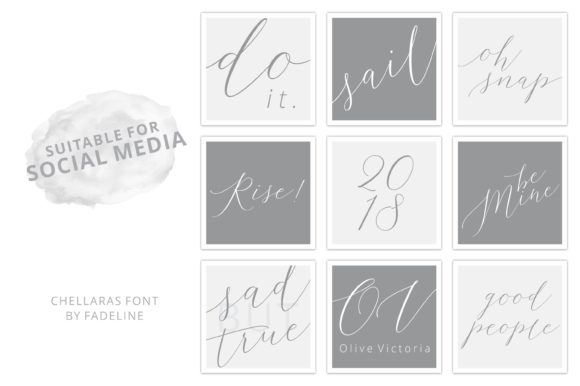 Chellaras Font - Preview 4