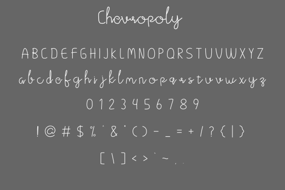 Cheropoly Font - Preview 4