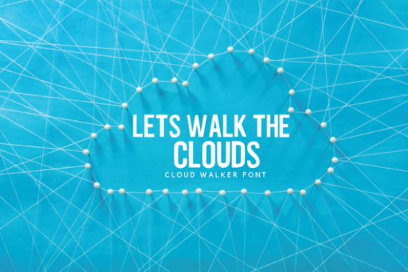 Cloud Walker Font - Preview 1
