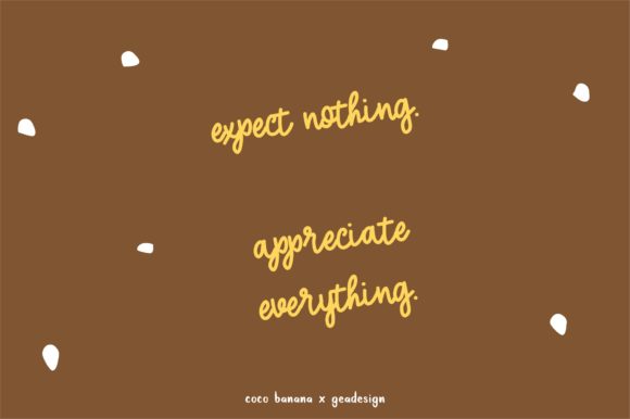Coco Banana Font - Preview 3