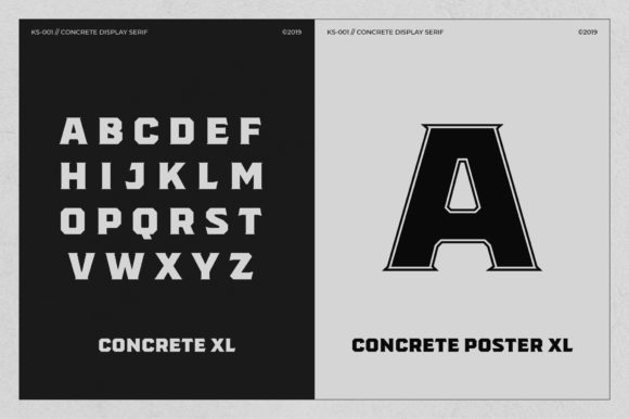 Concrete Font - Preview 1
