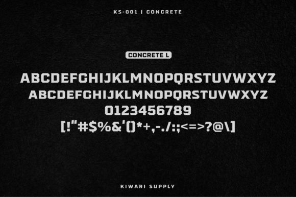 Concrete Font - Preview 4