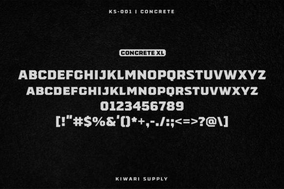 Concrete Font - Preview 5