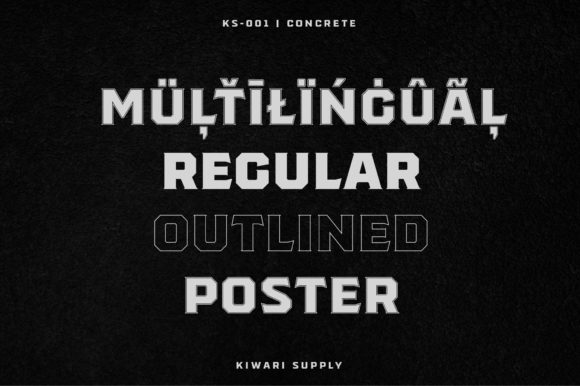 Concrete Font - Preview 6