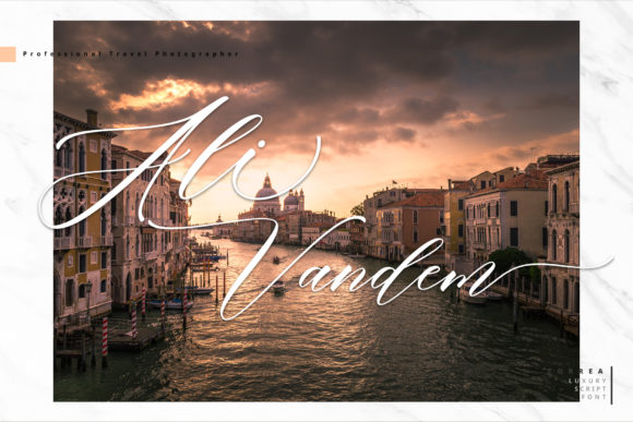 Correa Script Font - Preview 4