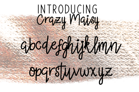 Crazy Maisy Font - Preview 2