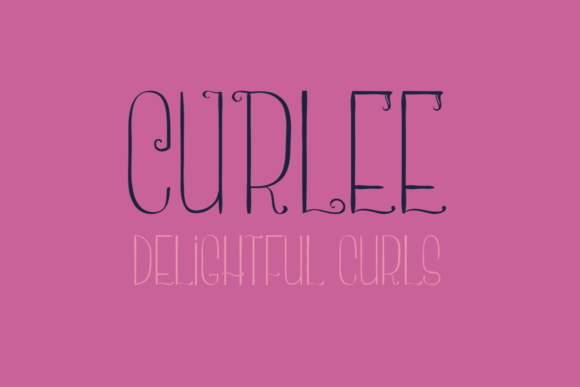Curlee Font - Preview 1