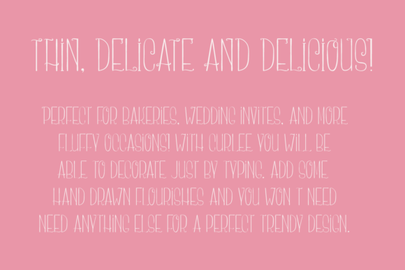 Curlee Font - Preview 2