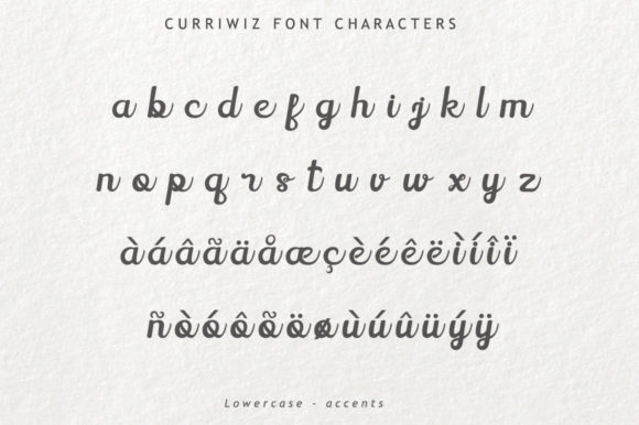 Curriwiz Font - Preview 4