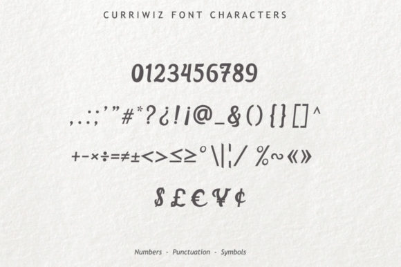 Curriwiz Font - Preview 5