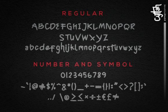 Cyttah Font - Preview 3