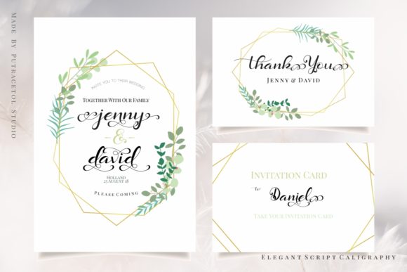 Daysha Font PNG with transparent background - Preview 2