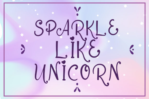 Dream Unicorn Font - Preview 2