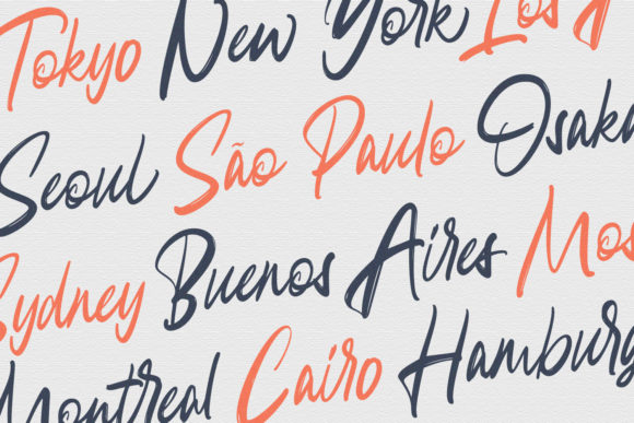 Eberthany Brush Font - Preview 1