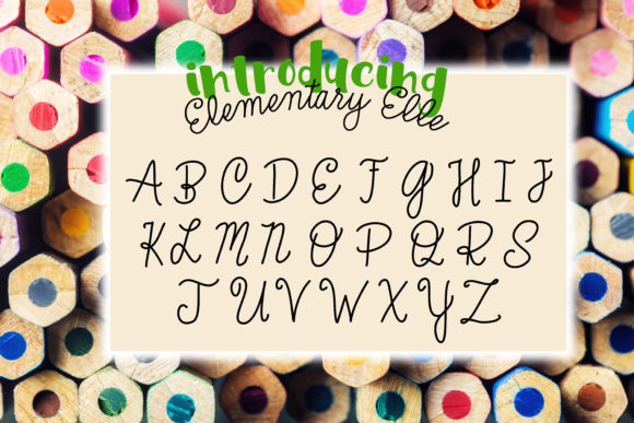 Elementary Elle Font - Preview 1