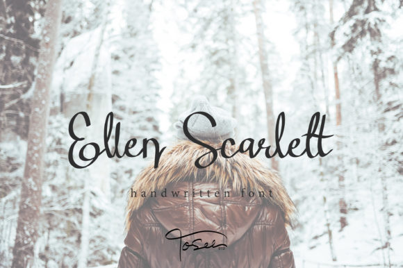 Ellen Scarlett Font - Preview 3