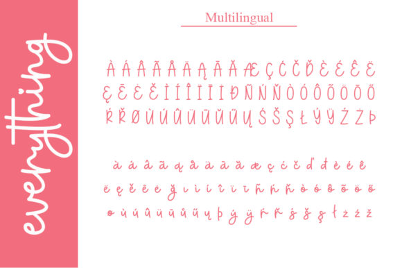 Everything Script Font - Preview 5