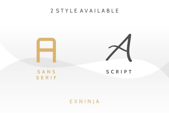 Exninja Font PNG with transparent background - Preview 3