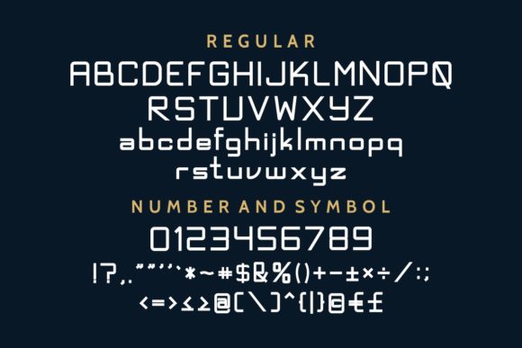Exninja Font PNG with transparent background - Preview 4