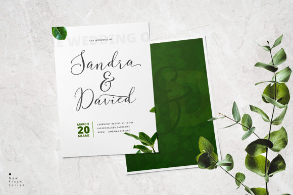 Flash Script Font - Preview 1