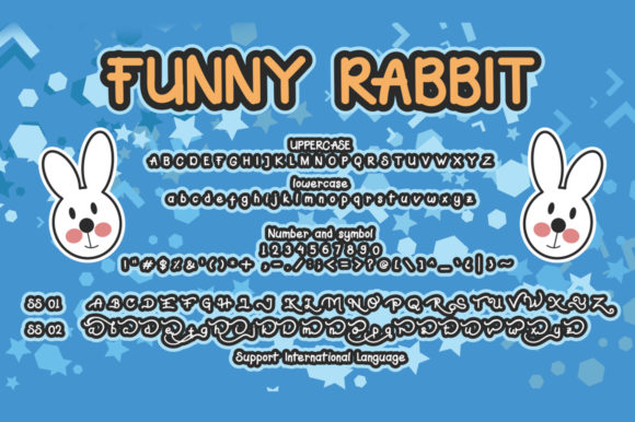 Funny Rabbit Font - Preview 1