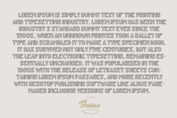 Galileo Font - Preview 5