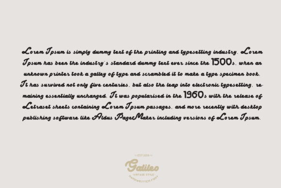 Galileo Font - Preview 6