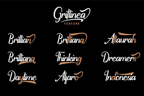 Grillinea Font - Preview 4