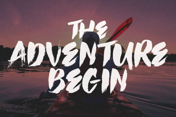 Hai Brush Font PNG with transparent background - Preview 1