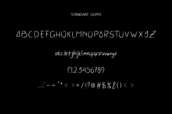 Hair Styles Font - Preview 4