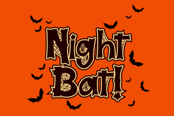 Halloweb Font PNG with transparent background - Preview 4
