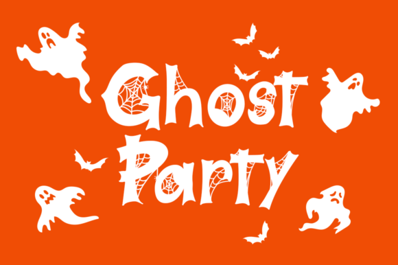 Halloweb Font PNG with transparent background - Preview 5