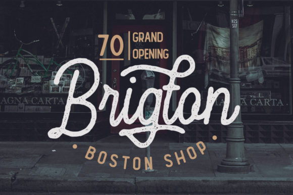 Hesland Font PNG with transparent background - Preview 2