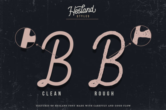 Hesland Font PNG with transparent background - Preview 3