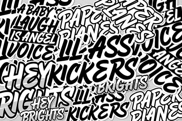 Hey Brights Font PNG with transparent background - Preview 2