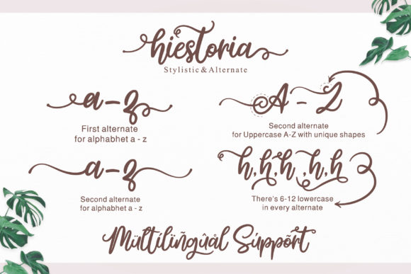 Hiestoria Font PNG with transparent background - Preview 1
