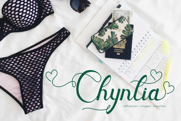 Hillary Diary Font - Preview 5