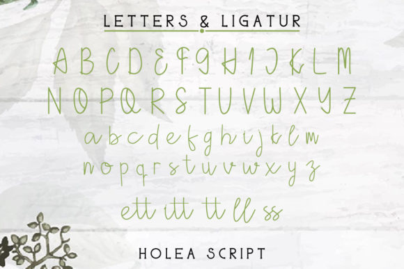 Holea Font PNG with transparent background - Preview 3