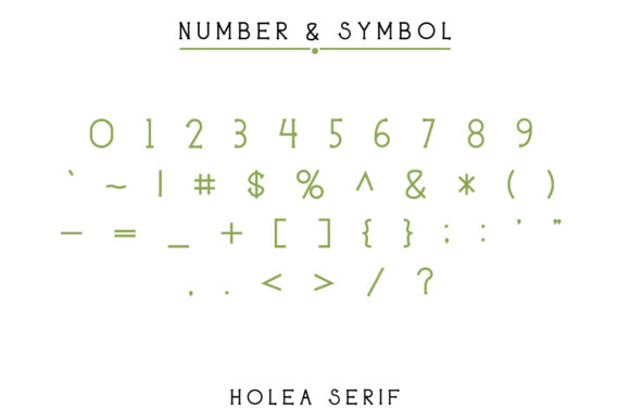 Holea Font PNG with transparent background - Preview 4